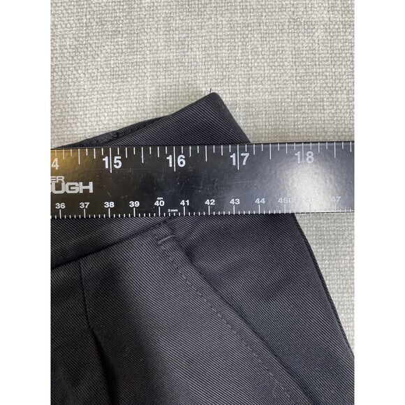 LOFT Pants Womens 12 Tall Black Pleated Wide Leg Trousers Office Work 35005544 - Picture 4 of 11